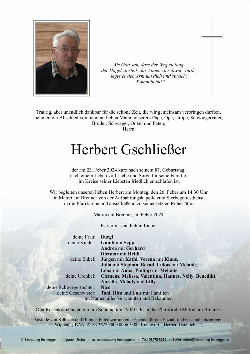Herbert Gschließer